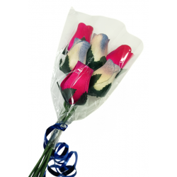 Wooden Rose Bouquet - Hot...