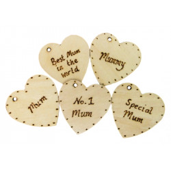 Single Wooden Rose - White & Pink