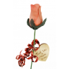 Single Wooden Rose - Orange - Just Like a Mum to Me