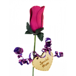 Single Wooden Rose -...