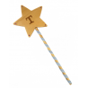 Wooden Wand - with Initial "T"