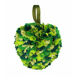 Green Fabric Heart Decoration
