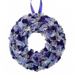 12cm Fabric Wreath with...