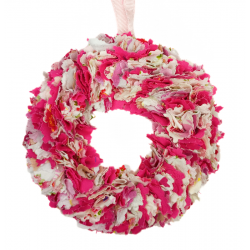 12cm Fabric Wreath with...