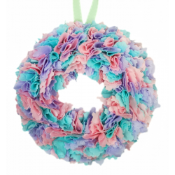 12cm Fabric Wreath with...
