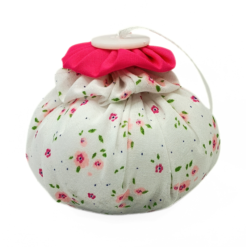 Lavender Puff - White & Pink Ditsy Floral