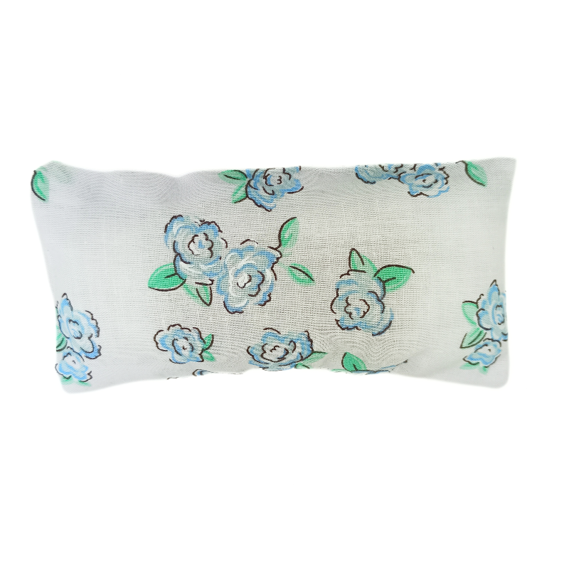 Sweet Dream Pillow - White and Blue Rose