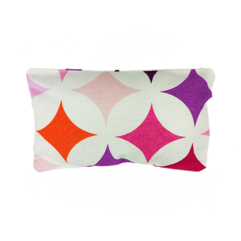 Relaxing Dream Pillow - Pink, Purple & Red Geometric