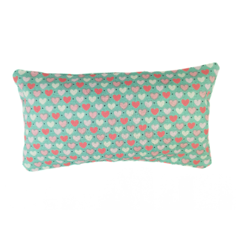 Relaxing Dream Pillow - Mint Mini Hearts