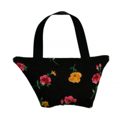 Black, Orange & Pink Floral...