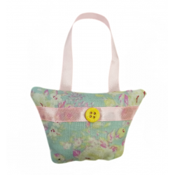 Blue, Yellow & Pink Floral...