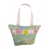 Blue, Yellow & Pink Floral Lavender Handbag