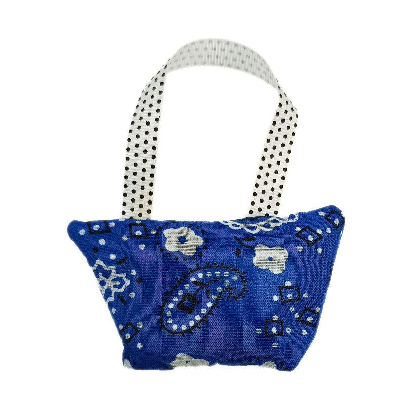 Blue Paisley Lavender Handbag