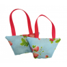 Set of 2 Mini Lavender Handbags - Blue Strawberry