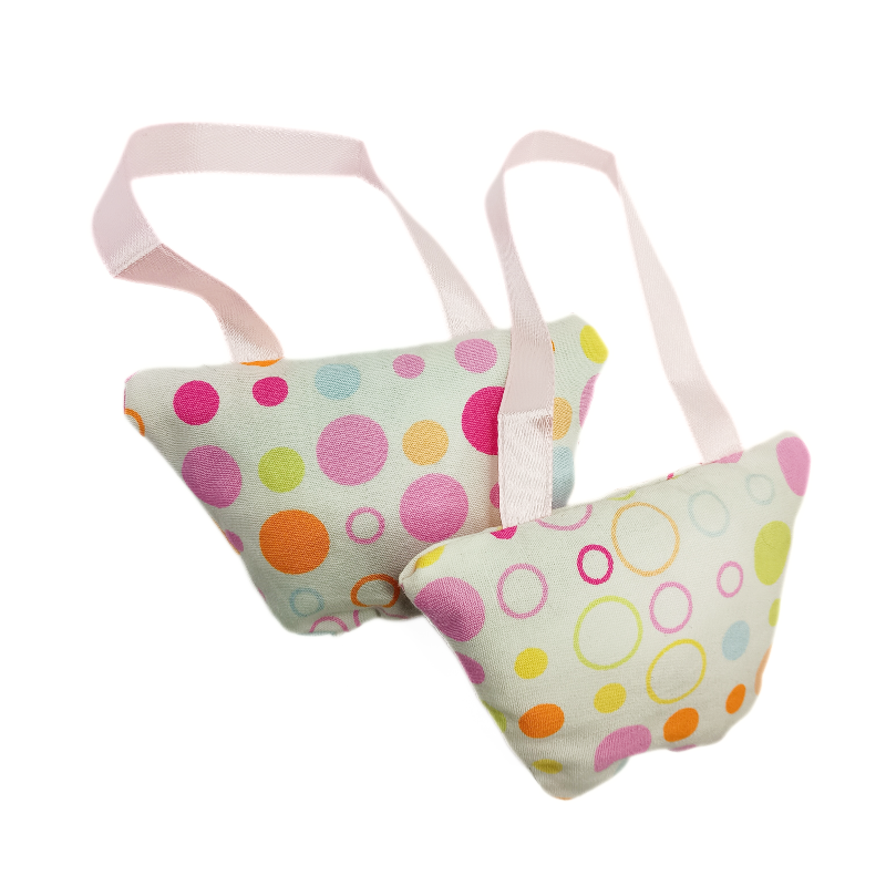 Set of 2 Mini Lavender Handbags - Funky Circles