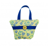 Yellow & Blue Floral Lavender Handbag