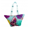 Blue Funky Butterfly Lavender Handbag