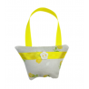 White & Yellow Floral Lavender Handbag