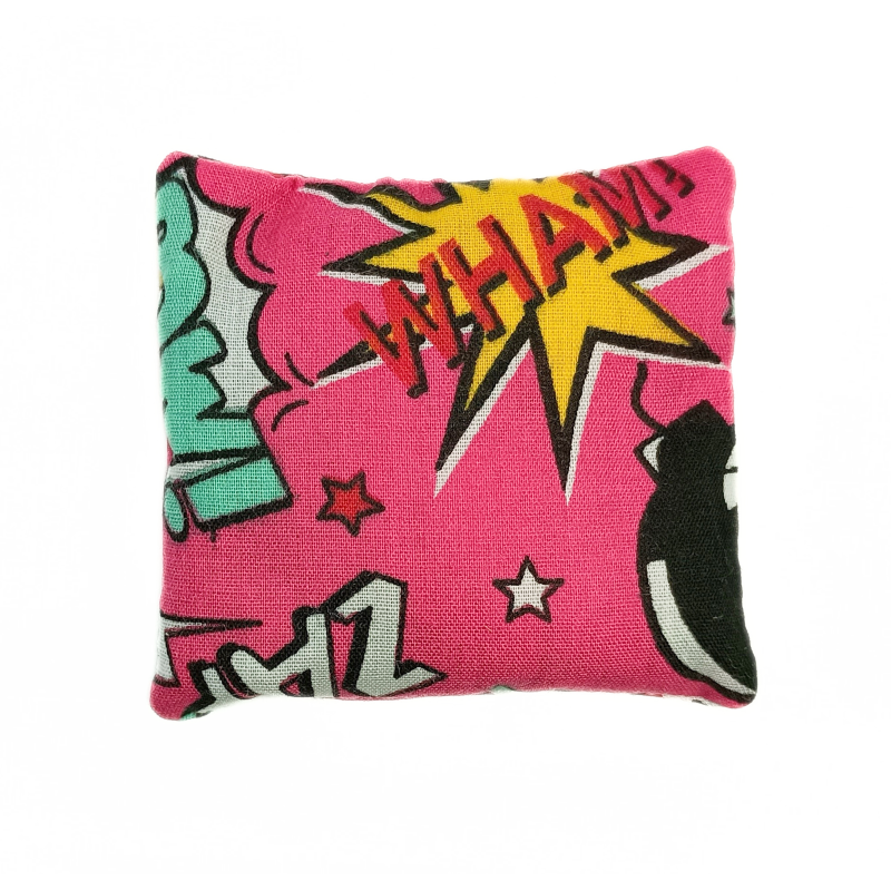 Mini Lavender Pillow - Pink Comic
