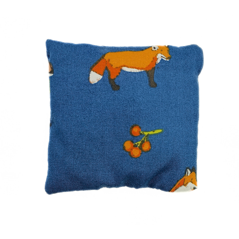 Mini Lavender Pillow - Denim Fox