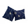 Set of 2 Mini Lavender Pillows - Navy Nautical
