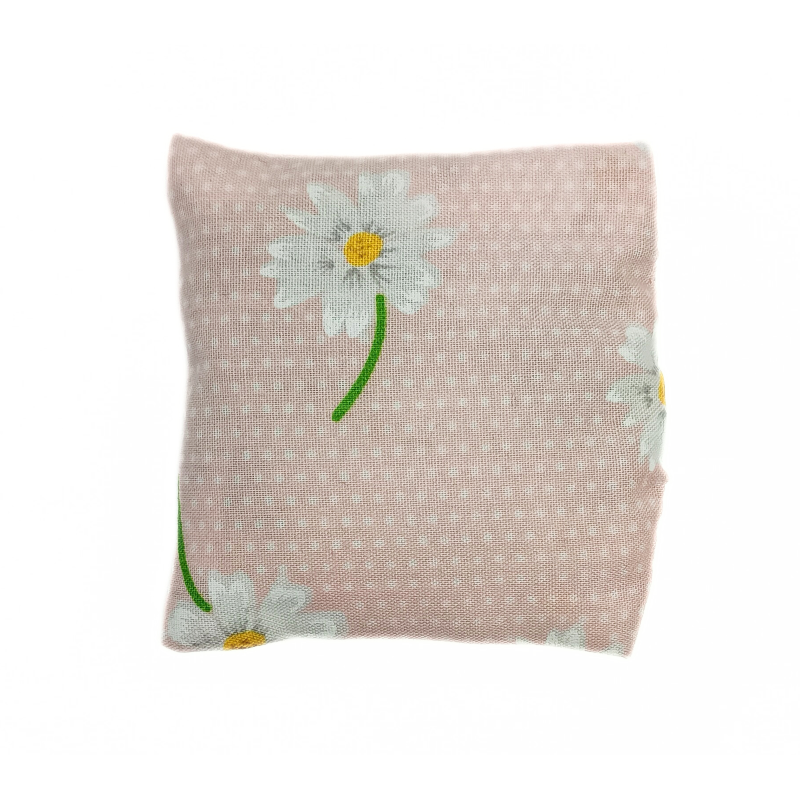 Mini Lavender Pillow - Pink Daisy