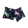 Set of 2 Mini Lavender Pillows - Blue Unicorn