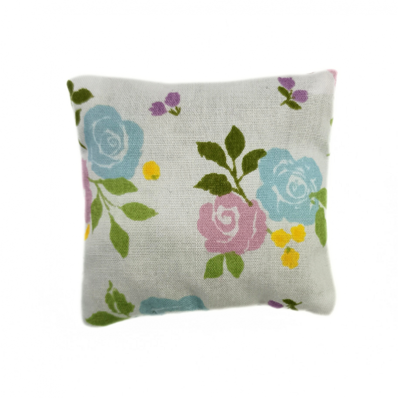Mini Lavender Pillow - White, Blue & Lilac Floral