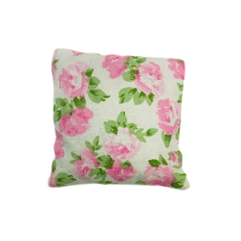Mini Lavender Pillow - White & Pink Floral