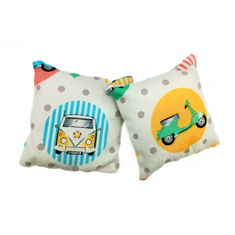 Set of 2 Mini Lavender Pillows - Vintage Vehicle