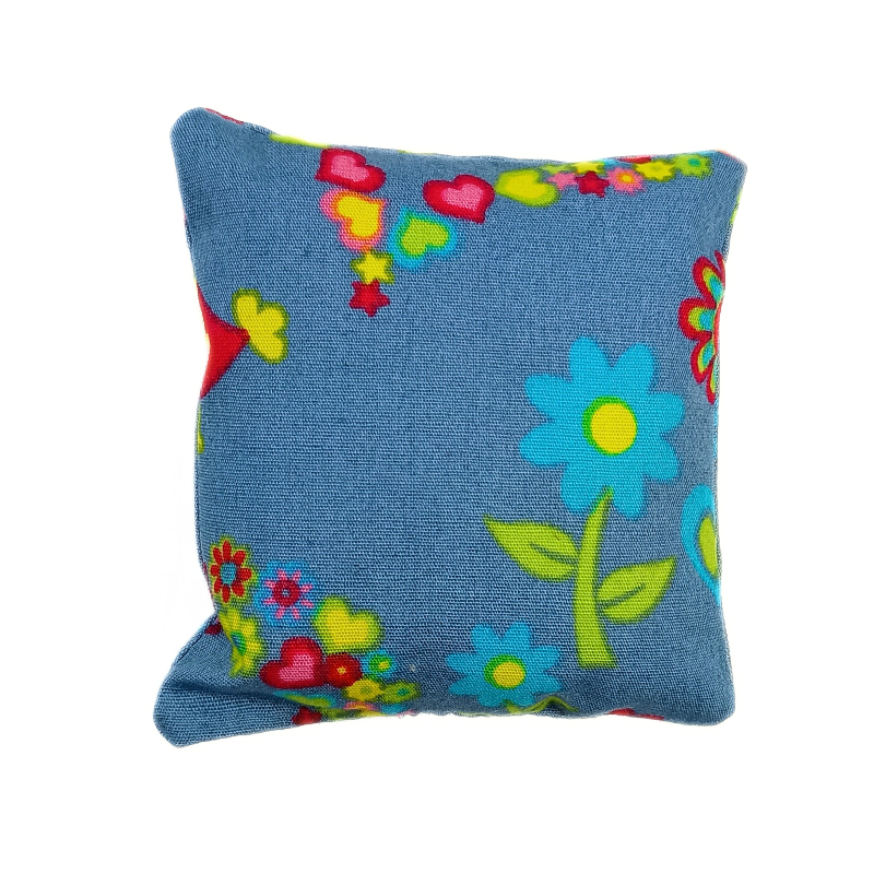 Mini Lavender Pillow - Blue Funky