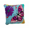 Mini Lavender Pillow - Blue Funky Butterfly