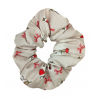 Christmas Robins & Bows Scrunchie