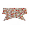 Christmas Grey Self Tie Headband