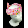 Pink Frosting & Sprinkles Self Tie Headband