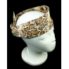 Snake Skin Self Tie Headband