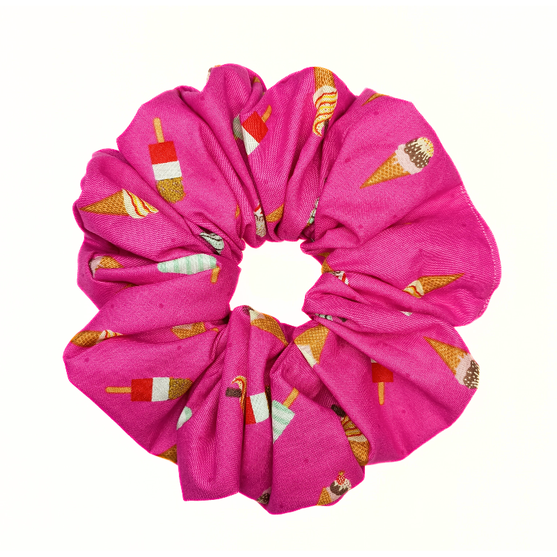 Pink Ice Cream & Lollies Mega Scrunchie