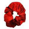 Christmas Red & Gold Swirl Scrunchie