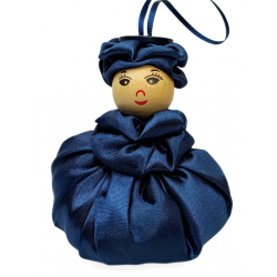 Satin Sweetheart  - Navy -...