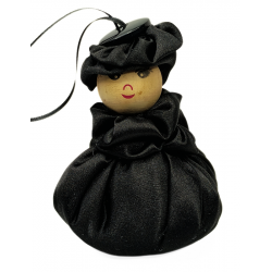 Satin Sweetheart  - Black-...