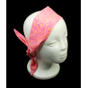 Pink & Yellow Paisley Batik Self Tie Headband