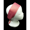 Pink Luna Metallic Self Tie Headband