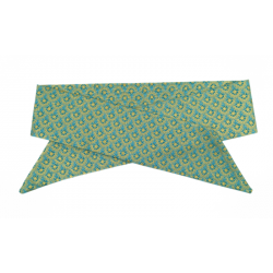 Teal Luna Metallic Self Tie...