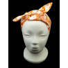 Retro Ghosts & Flowers Self Tie Headband