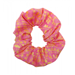 Pink & Yellow Paisley Batik...