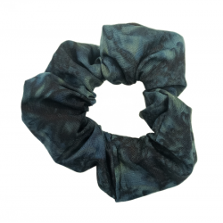 Black Batik Scrunchie