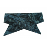 Black Batik Self Tie Headband