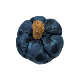 Indigo Blue Scented Fabric Pumpkin
