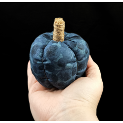 Indigo Blue Scented Fabric Pumpkin