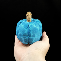 Cornish Blue Scented Fabric Pumpkin